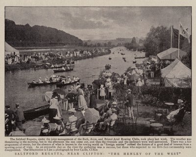 Saltford Regatta, nær Clifton, The Henley of the West af English Photographer