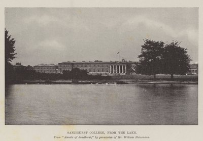 Sandhurst College, fra søen af English Photographer