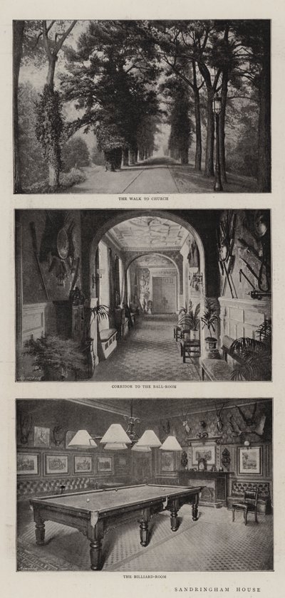 Sandringham House af English Photographer