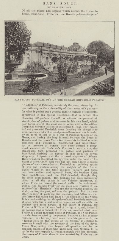 Sans-Souci, Potsdam, et af de tyske kejserpaladser af English Photographer