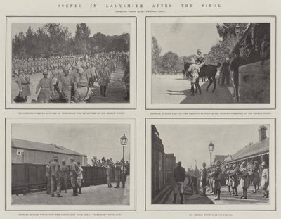 Scener i Ladysmith efter belejringen af English Photographer