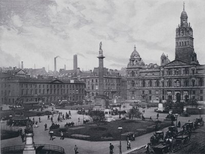 Skotland: Glasgow, George Square (s/h-foto) af English Photographer