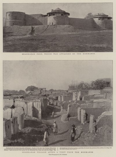 Shabkadar Village efter et besøg fra mohmanderne af English Photographer