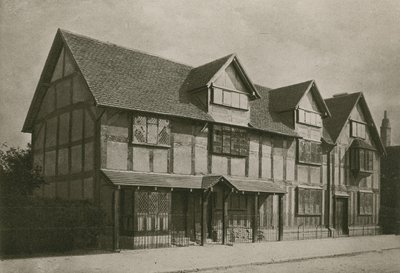 Shakespeares hus, Stratford-on-Avon af English Photographer