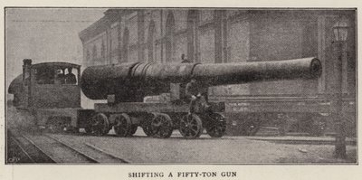 Skifter en halvtreds tons pistol af English Photographer