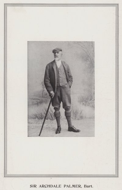 Sir Archdale Palmer, Baronet af English Photographer