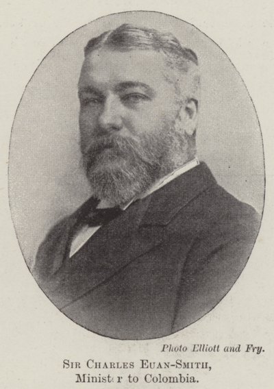 Sir Charles Euan-Smith, minister i Colombia af English Photographer