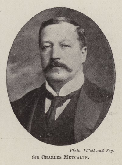 Sir Charles Metcalfe af English Photographer
