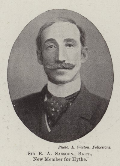 Sir E A Sassoon, Baronet, nyt medlem for Hythe af English Photographer