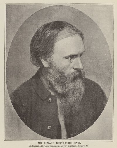 Sir Edward Burne-Jones af English Photographer
