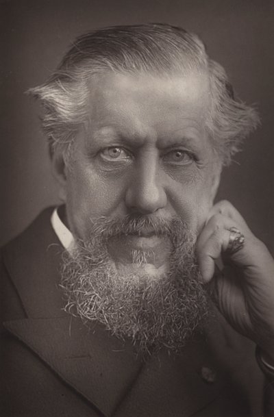 Sir Edwin Arnold af English Photographer