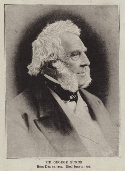 Sir George Burns af English Photographer