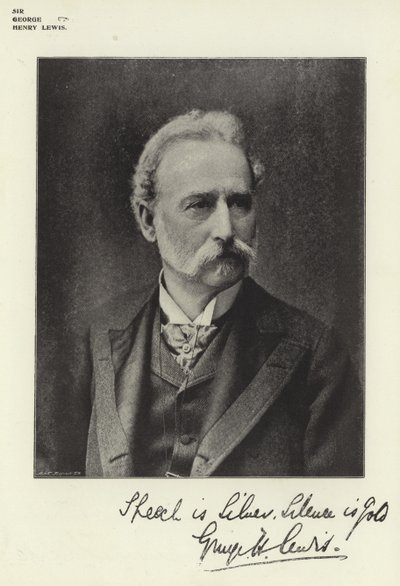 Sir George Henry Lewis af English Photographer