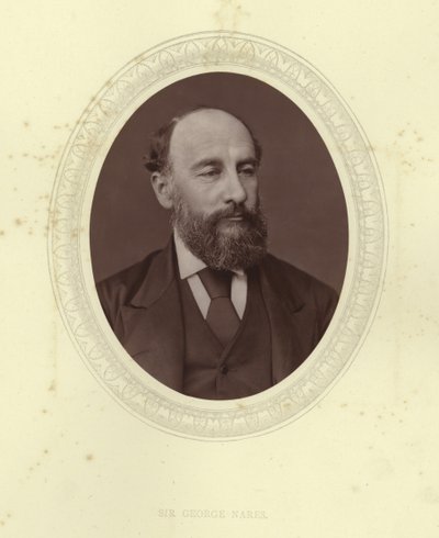 Sir George Nares af English Photographer
