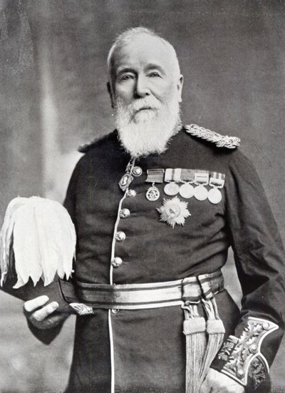 Sir Harry Burnett Lumsden (s/h foto) af English Photographer