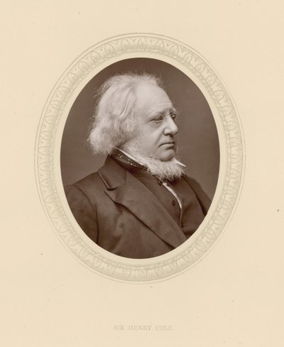Sir Henry Cole, den første direktør for Victoria and Albert Museum af English Photographer
