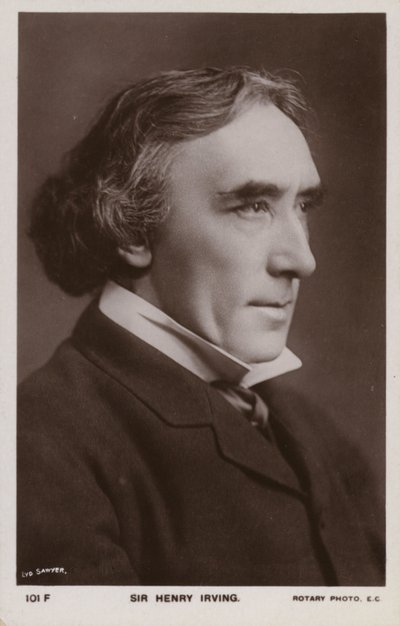Sir Henry Irving, engelsk sceneskuespiller af English Photographer