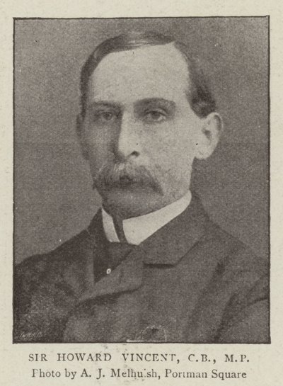 Sir Howard Vincent, CB, MP af English Photographer