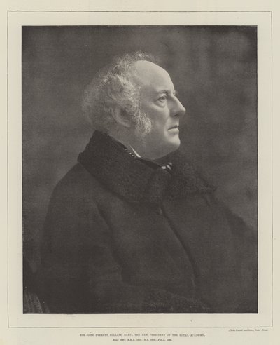 Sir John Everett Millais, Baronet, den nye præsident for Royal Academy af English Photographer