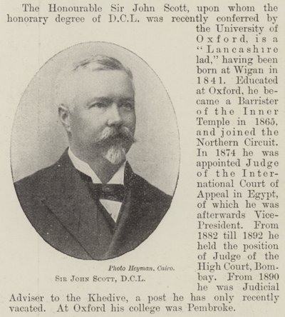 Sir John Scott, DCL af English Photographer