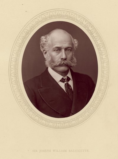 Sir Joseph William Bazalgette af English Photographer
