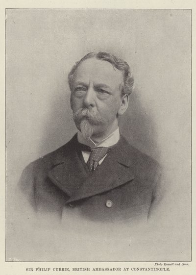 Sir Philip Currie, britisk ambassadør i Konstantinopel af English Photographer