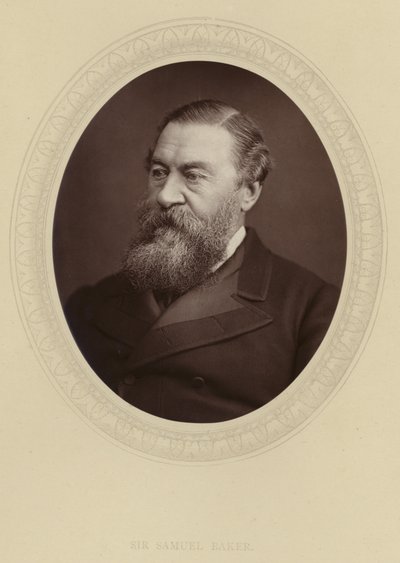 Sir Samuel Baker af English Photographer