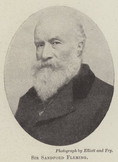 Sir Sandford Fleming af English Photographer