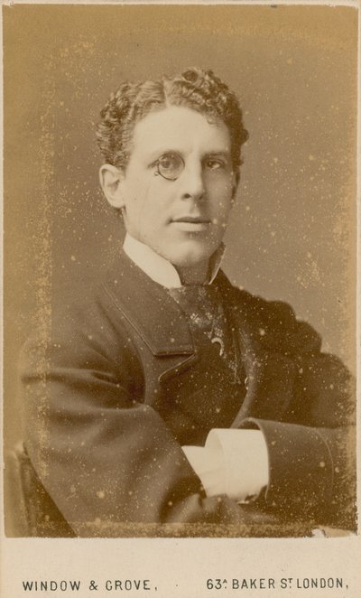 Sir Squire Bancroft af English Photographer