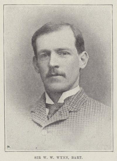 Sir WW Wynn, baronet af English Photographer