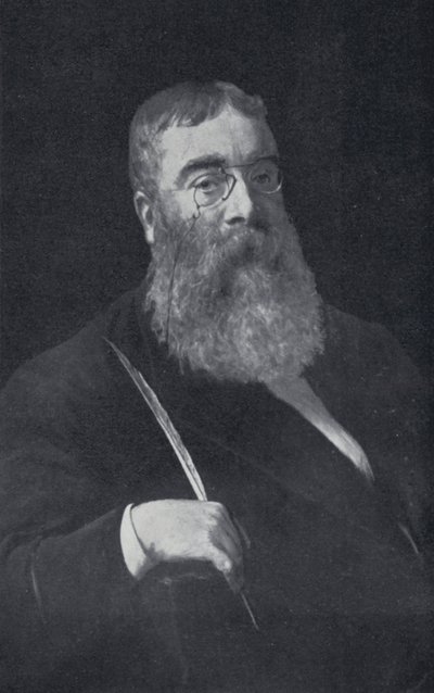 Sir Walter Besant (s/h foto) af English Photographer