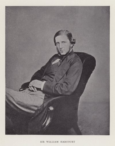 Sir William Harcourt af English Photographer