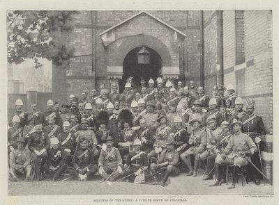 Soldiers of the Queen, en jubilæumsgruppe af kolonialer af English Photographer