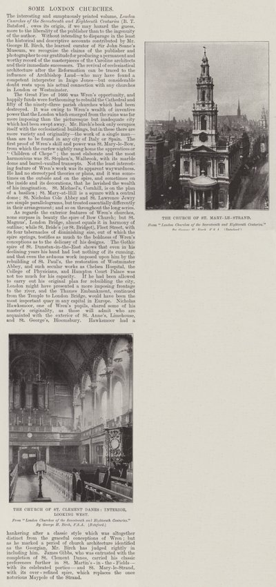 Nogle London-kirker af English Photographer