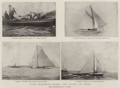 Nogle snapshots under kapsejladsen i Cowes af English Photographer