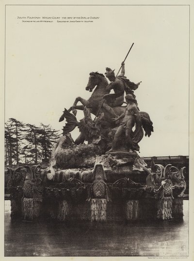 South Fountain Witley Court, The Seat of the Earl of Dudley (s/h foto) af English Photographer