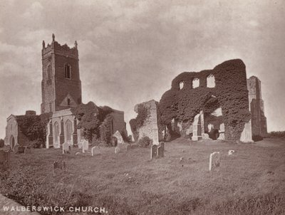 Southwold: Walberswick Church (s/h foto) af English Photographer