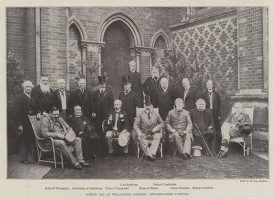 Taledag på Wellington College, Distinguished Visitors af English Photographer