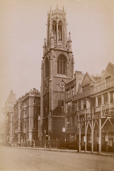St Dunstans Church, Fleet Street, London af English Photographer