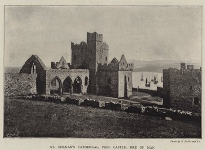 St Germans Cathedral, Peel Castle, Isle of Man af English Photographer