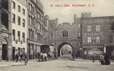 St Johns Gate, Clerkenwell, E C af English Photographer