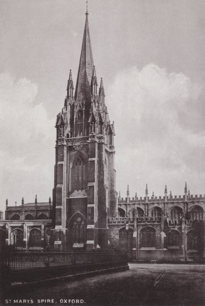 St Marys Spire, Oxford af English Photographer