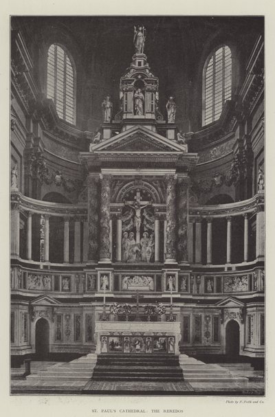 St Pauls Cathedral, Reredos af English Photographer