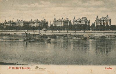 St Thomass Hospital, London af English Photographer