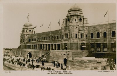 Stadium Terrace af Wembley Stadium af English Photographer