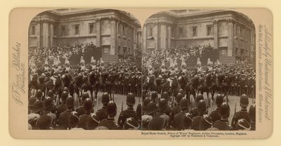 Stereografisk tryk af Queen Victorias Diamond Jubilee af English Photographer