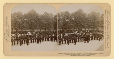 Stereografisk tryk af Queen Victorias Diamond Jubilee af English Photographer