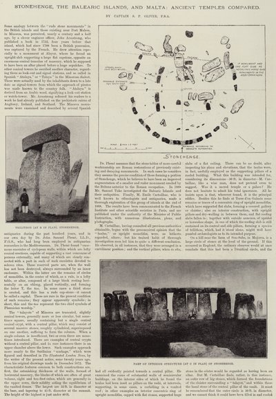 Stonehenge, De Baleariske Øer og Malta, gamle templer sammenlignet af English Photographer