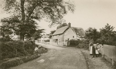 Gade i Uffington af English Photographer