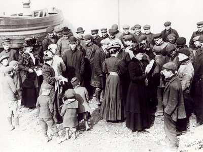 Suffragetter i Hastings, 1908 af English Photographer